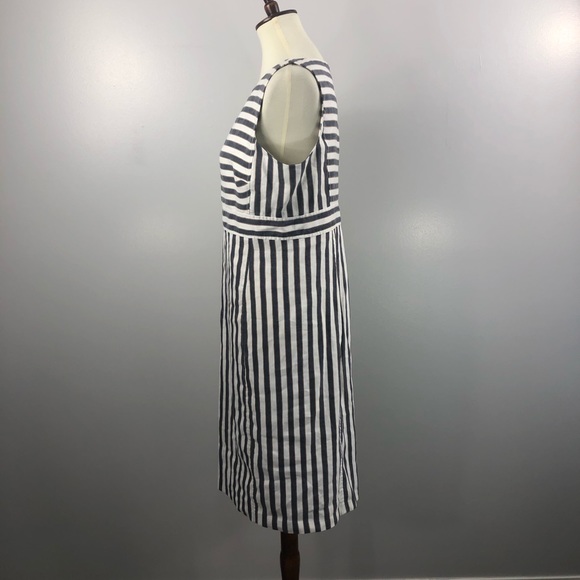 3 for$30: ANN TAYLOR Sleeveless Sheath Linen Dress - size 10 - Picture 6 of 8
